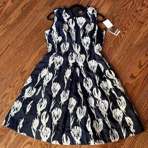 Taylor Swift A-line dress Floral Jacquard Fit & Flare Dress